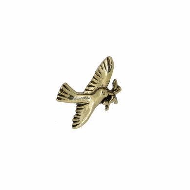 Dove Gold Lapel Pin