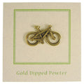 Bicycle Gold Lapel Pin