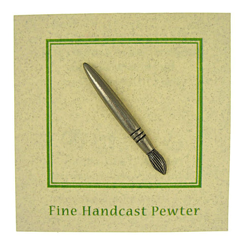 Art Brush Lapel Pin