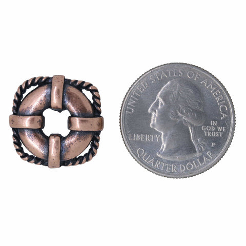 Life Preserver Copper Lapel Pin