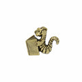 Bookworm Gold Lapel Pin