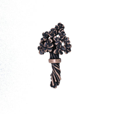 Bouquet of Flowers Copper Lapel Pin