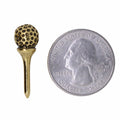 Golf Tee Gold Lapel Pin