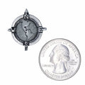 Globe Compass Lapel Pin