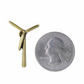 Wind Energy Gold Lapel Pin