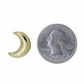 Crescent Moon Gold Lapel Pin