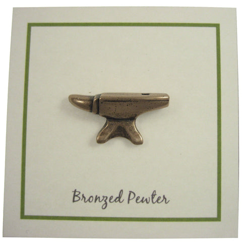 Anvil Copper Lapel Pin
