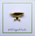 Anvil Gold Lapel Pin