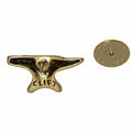 Anvil Gold Lapel Pin