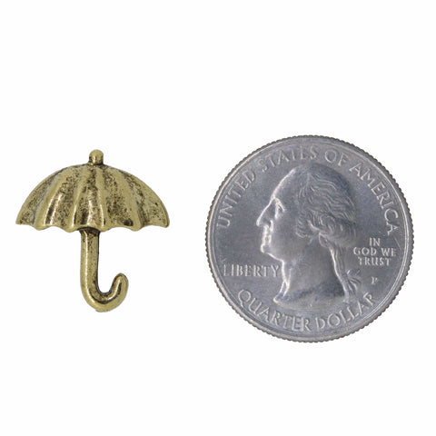 Umbrella Gold Lapel Pin