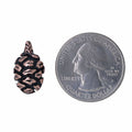 Redwood Cone Copper Lapel Pin