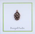 Redwood Cone Copper Lapel Pin