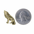 Wolf Gold Lapel Pin