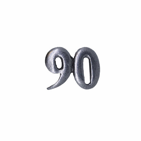 Number Lapel Pins