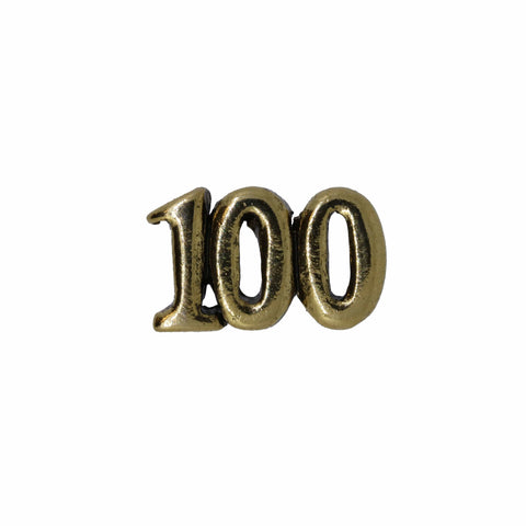 Number Gold Lapel Pins