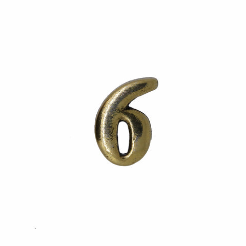 Number Gold Lapel Pins