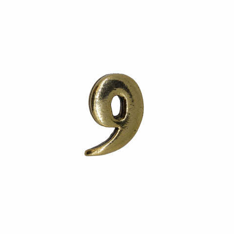 Number Gold Lapel Pins