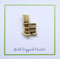 Rocking Chair Gold Lapel Pin