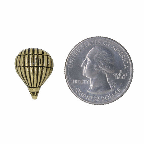 Hot Air Balloon Gold Lapel Pin