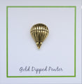 Hot Air Balloon Gold Lapel Pin