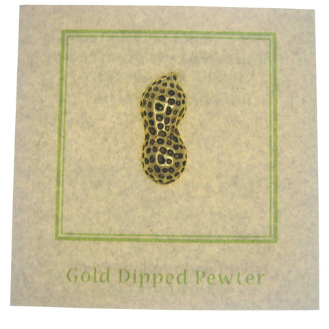 Peanut Gold Lapel Pin