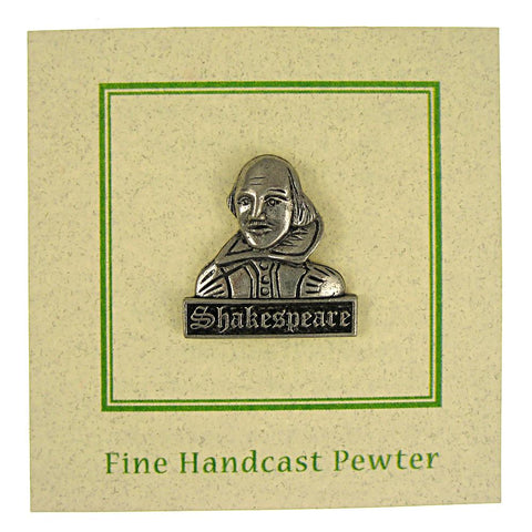 Shakespeare Lapel Pin