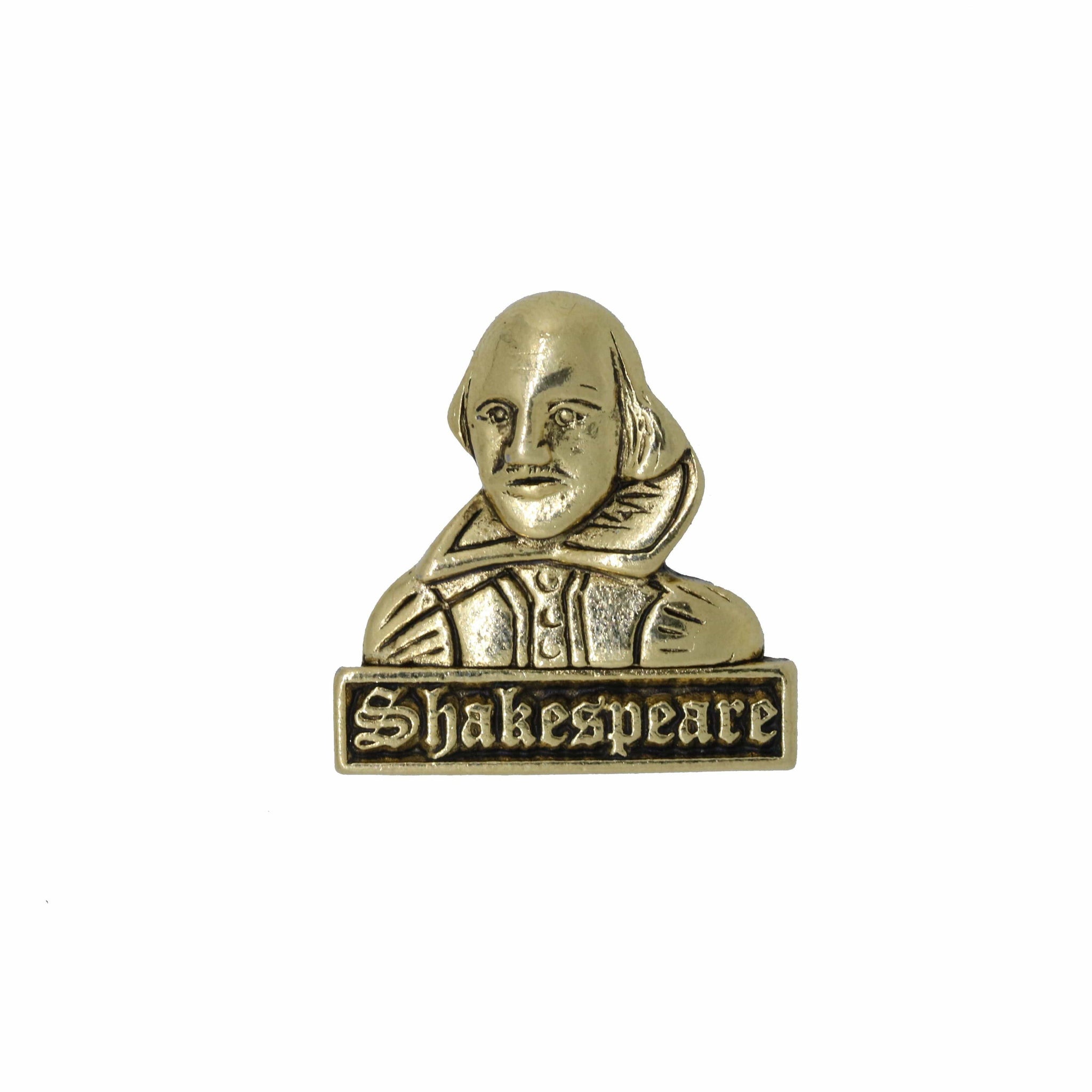 Shakespeare Gold Lapel Pin