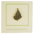 Fern Gold Lapel Pin