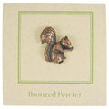 Squirrel Copper Lapel Pin