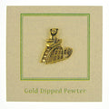 Roller Coaster Gold Lapel Pin