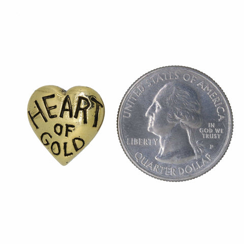 Heart of Gold Gold Lapel Pin