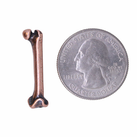 Femur Bone Copper Lapel Pin