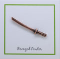 Samurai Sword Copper Lapel Pin