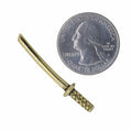 Samurai Sword Gold Lapel Pin