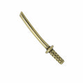 Samurai Sword Gold Lapel Pin