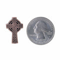 Celtic Cross Copper Lapel Pin