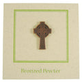 Celtic Cross Copper Lapel Pin