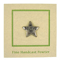 Believe Star Lapel Pin