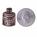 Birthday Cake Copper Lapel Pin