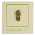 Hiking Boot Gold Lapel Pin