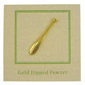 Canoe Paddle Gold Lapel Pin