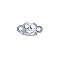 Brass Knuckles Lapel Pin