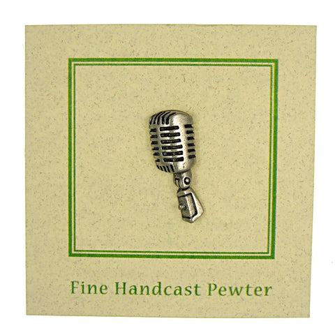 Microphone Lapel Pin