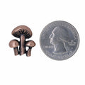 Mushrooms Copper Lapel Pin