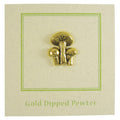 Mushrooms Gold Lapel Pin