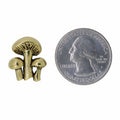 Mushrooms Gold Lapel Pin