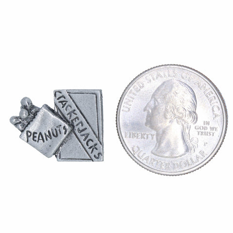 Peanuts & Cracker Jack Lapel Pin