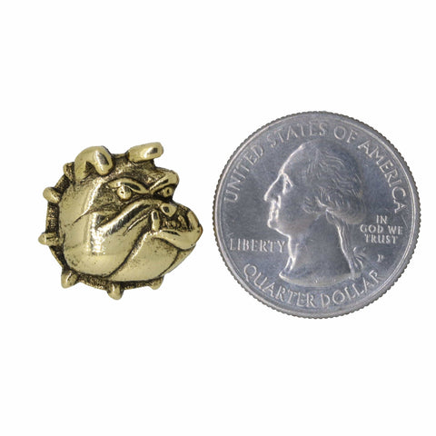 Bulldog Gold Lapel Pin