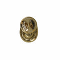 Bed Pan Gold Lapel Pin