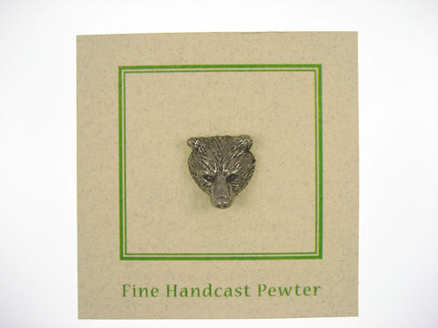 Bear Head Lapel Pin